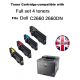 Toner to Fit Dell C2660dn C2665 FULL SET compatible